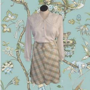 Y2K Bright Plaid Skirt